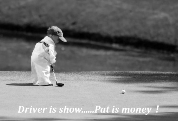 Driver is show…Pat is money！